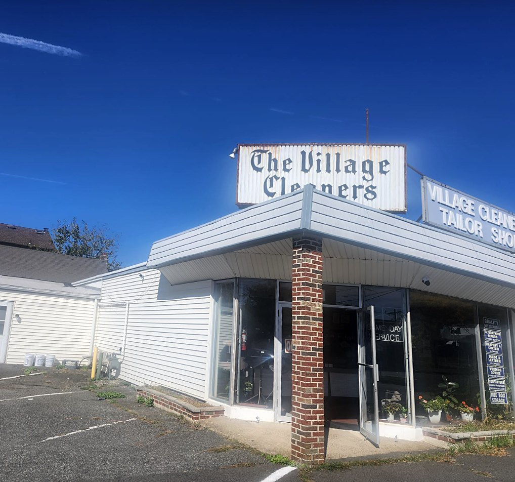 The Village Cleaners shop and parking lot at 14 Joseph Street